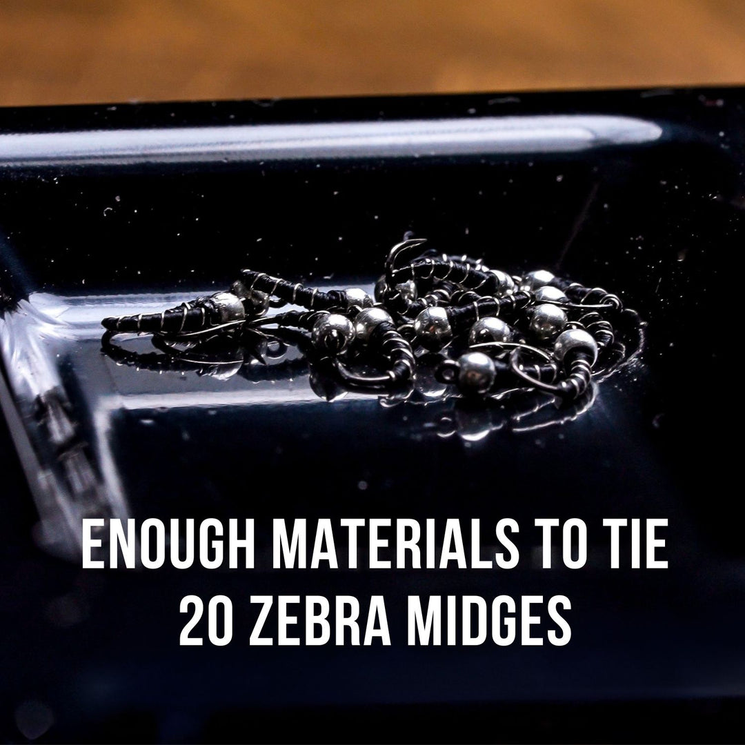 Zebra Midge | Fly Tying Kit – Ventures Fly Co