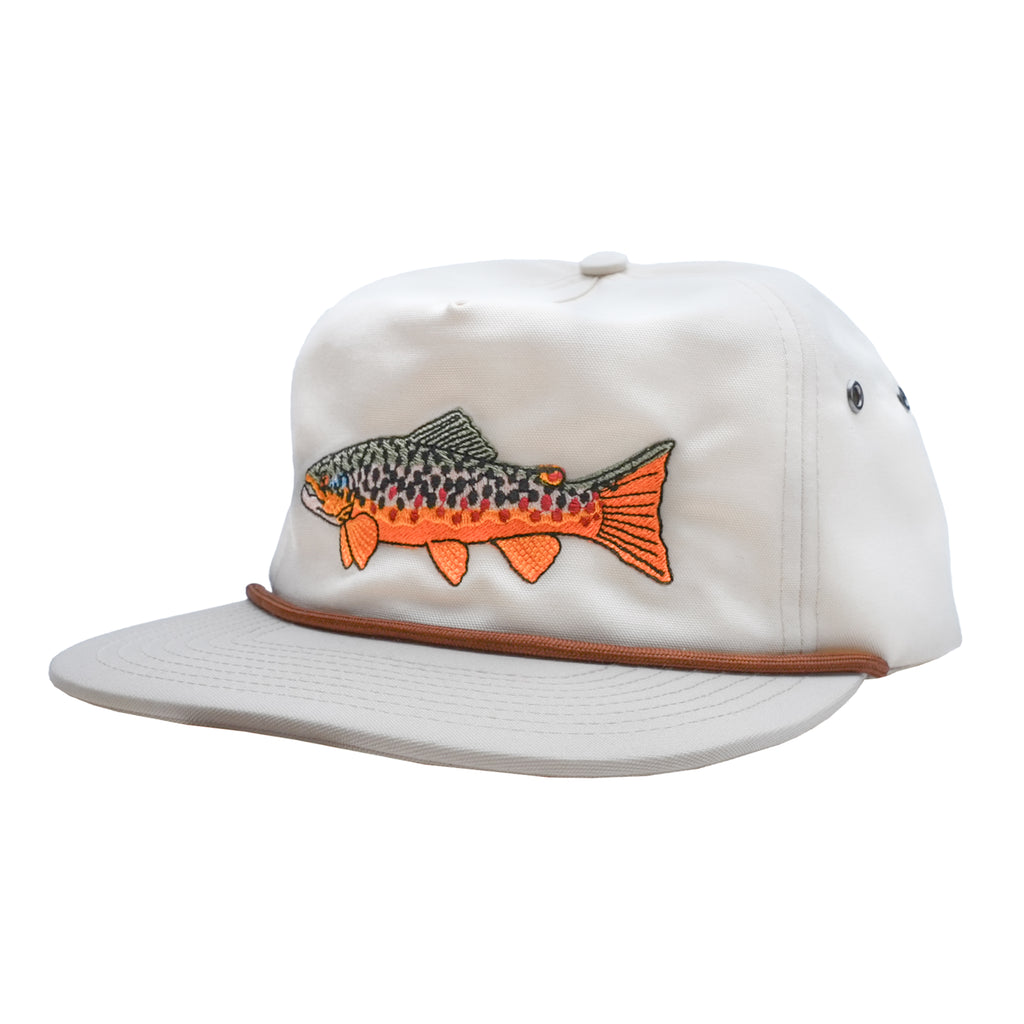 Brown Trout Rope Hat Beige/Brown – Ventures Fly Co