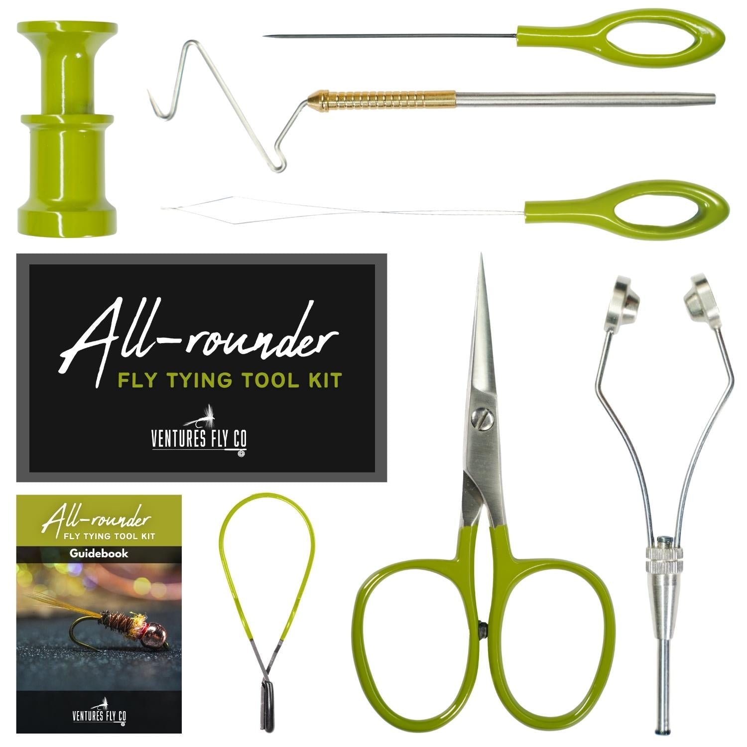 Ventures Fly Co., Weekend Warrior Starter Package, 23 Fly Fishing  Accessories Complete Combo